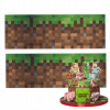 Výtlač na bok torty TRÁVA MIENECRAFT 2 Obálky Mriežka
