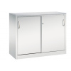 Kancelárska skriňa Acurado - Sideboard, posuvné dvere, 1200 x 500 x 1000 mm, bledosivá
