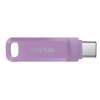 SanDisk Flash Disk 128GB Ultra Dual Drive Go, USB-C 3.2, Fialová SDDDC3-128G-G46L