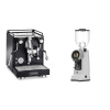 La Pavoni Cellini Classic, black + Eureka Helios 75, grey