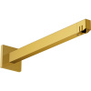 HANSGROHE sprchové rameno E (hranatá verzia), dĺžka 390 mm, leštený vzhľad zlata, 24337990