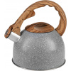 MagicHome Čajník MagicHome, pískací, šedý, 2500 ml