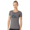 Dámské tričko Active Wool SS12720 BRUBECK šedá melír M