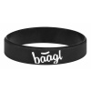 BAAGL Svietiaci náramok Logo čierny