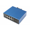 DIGITUS Digitus DN-651152 sieťový prepínač Nespravované Gigabit Ethernet (10/100/1000) Čierna, Modrá (DN-651152)