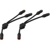 Monacor CBA-30/SW audio káblový adaptér [1x cinch zástrčka - 2x cinch zásuvka] 0.25 m; 0065160