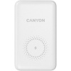 Canyon PB-1001, Powerbank, Li-Pol, 10.000 mAh, Vstup: 1x USB-C, 1x Lightning, Výstup: 1x USB-A, 1x USB-C, bezdr. nab 10W CNS-CPB1001W