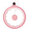 Hula hoop obruč Home FH02 so závažím a počítadlom ružová