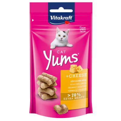 Vitakraft Cat Yums maškrty pre mačky - syr (3 x 40 g)