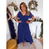 ZAZZA Modré spoločenské šaty Veľkosť: XL