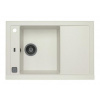 Alveus FORMIC 30 kuchynský granitový drez so sifónom 76x50 White+prepad anthracit 1128396+anthracit
