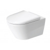 Duravit D-Neo závesné WC 37x54 cm Rimless,,Durafix,,Biela+WC sedátko SoftClose 45770900A1