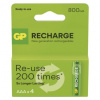 GP Recharge 800 mAh AAA 4ks B27184