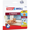 tesa D-Profil 05393-00100-01 těsnicí páska tesaMOLL® bílá (d x š) 6 m x 9 mm 6 m