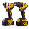 DeWALT Kombi vrtačka + rázový unašeč Twinpack DCK2062M2T