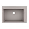 Hansgrohe Drezy Zabudovaný granitový drez S510-F660, betónová sivá 43313380-HG