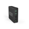 HAMA 201628 RYCHLA STOLNA USB NABIJACKA SO STOJANCEKOM, 2X USB-C PD/QC, 2X USB-A, 60 W