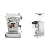 Ascaso Dream PID, leštený hliník + Rocket Espresso FAUSTINO 3.1, white