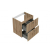 ArtDef Skrinka pod umývadlo RIETTI OAK EVOKE D60 | 60 cm