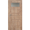 Doornite CPL-Premium laminátové DOMINANT 1 SKLO Dub prírodný-vertik interiérové dvere, DTD CPLP-DOMIN1S-Dubprir