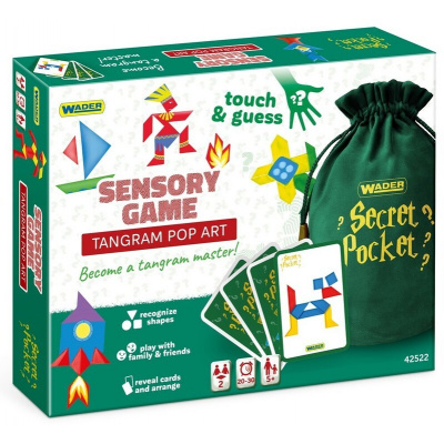 WADER - Secret Pocket: Tangram Pop Art - senzorická hra