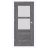 ERKADO SET Rámové dvere FORZÍTIA 5 presklené, fólia Jaseň Grafit Prem.+zárubeň+kľučka ERK-FORZITIA5-JasenGrafit