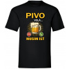 Pivo volá. - Čierna , Pánske , XXL