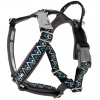 Hurtta Razzle-Dazzle Y-Harness Blackberry - nastaviteľný ochranný postroj pre psov - 80-100 cm