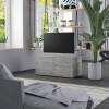 vidaXL TV skrinka, betónovo sivá 80x34x36 cm, kompozitné drevo