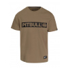 PitBull West Coast tričko pánske HILLTOP 170 dark sand Veľkosť: XL, Farba: hnedá, piesková