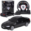 mamido Športové autíčko BMW na diaľkové ovládanie 1:24 s volantom čiernej
