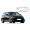 Slnečné clony na okná - HONDA Civic hatchback 3dv. (2001-2006) - Komplet sada
