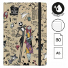 Zošit A5 S GUMIČKOU, 80 listov, motív Disney Burton's Nightmare, vzor 1