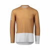 POC MTB Pure LS dres Aragonite Brown/Hydrogen White Veľkosť: M
