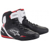 ALPINESTARS topánky FASTER-3 RIDEKNIT, čierne/biele/červené, 2025, veľ. 42