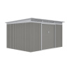 G21 Záhradný domček GRAH 915 - 340 x 269 cm, metalický šedý 63900994