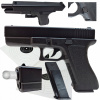 Pištoľ Glock 17 gen.IV METAL POLIMER Replika ASG na GULIČKY 6 mm + 2 Terče