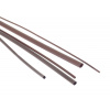 MDtools Bužírky - hadičky smršťovací, různé rozměry, délka 1 m, polyetylen - hnědá Velikost: 3.2/1.6 mm