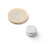 SOLLAU Neodymový magnet valec D 12x6 mm, Neodym, N45, ponikelovaný