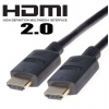 PremiumCord HDMI 2.0 High Speed + Ethernet kabel, zlacené konektory, 0,5m (kphdm2-05)