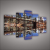 Obraz na plátne viacdielny - OB2565 - Osvetlený New York 170cm x 100cm - S4A