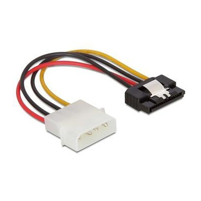 Delock Power Adapter Molex 4-pin na SATA 15-pin, 12cm, kovová západka
