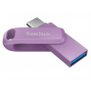 Western Digital SanDisk Flash Disk 128GB Ultra Dual Drive Go, USB-C 3.2, Fialová SDDDC3-128G-G46L