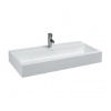Laufen Living - Umývadlo do nábytku, 100x46 cm, biela-2 otvory na batériu H8184380001071
