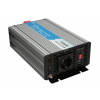 Extralink VOLTAGE CONVERTER 12V - 230V, 1000W, PURE SINUS OPIP-1000W zdroj a transformátor Auto Hliník (EX.18143)