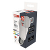 EMOS SK s.r.o. Lighting LED žiarovka GoSmart A60 / E27 / 9 W / 806 lm / RGB / stmievateľná / Zigbee - ZQZ514R