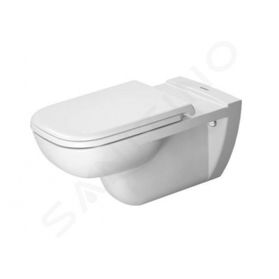 Duravit D-Code Závesné WC, bezbariérové, biela 22280900002