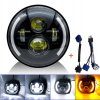 7-palcový LED reflektor motocykel Harley Jeep Z s káblami, DOT E9