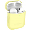 AlzaGuard Skinny Silicone Case na Airpods 1. a 2. generácie, žlté AGD-ACSS1I