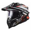 Prilba LS2 MX701 Explorer C EDGE BLACK FLUO ORANGE - 06 Veľkosť: S (55-56 cm)